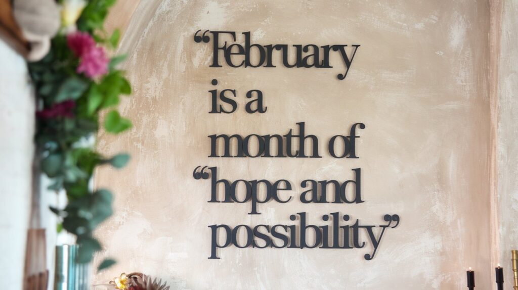 february quote