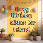 Happy Birthday Wishes For Friend